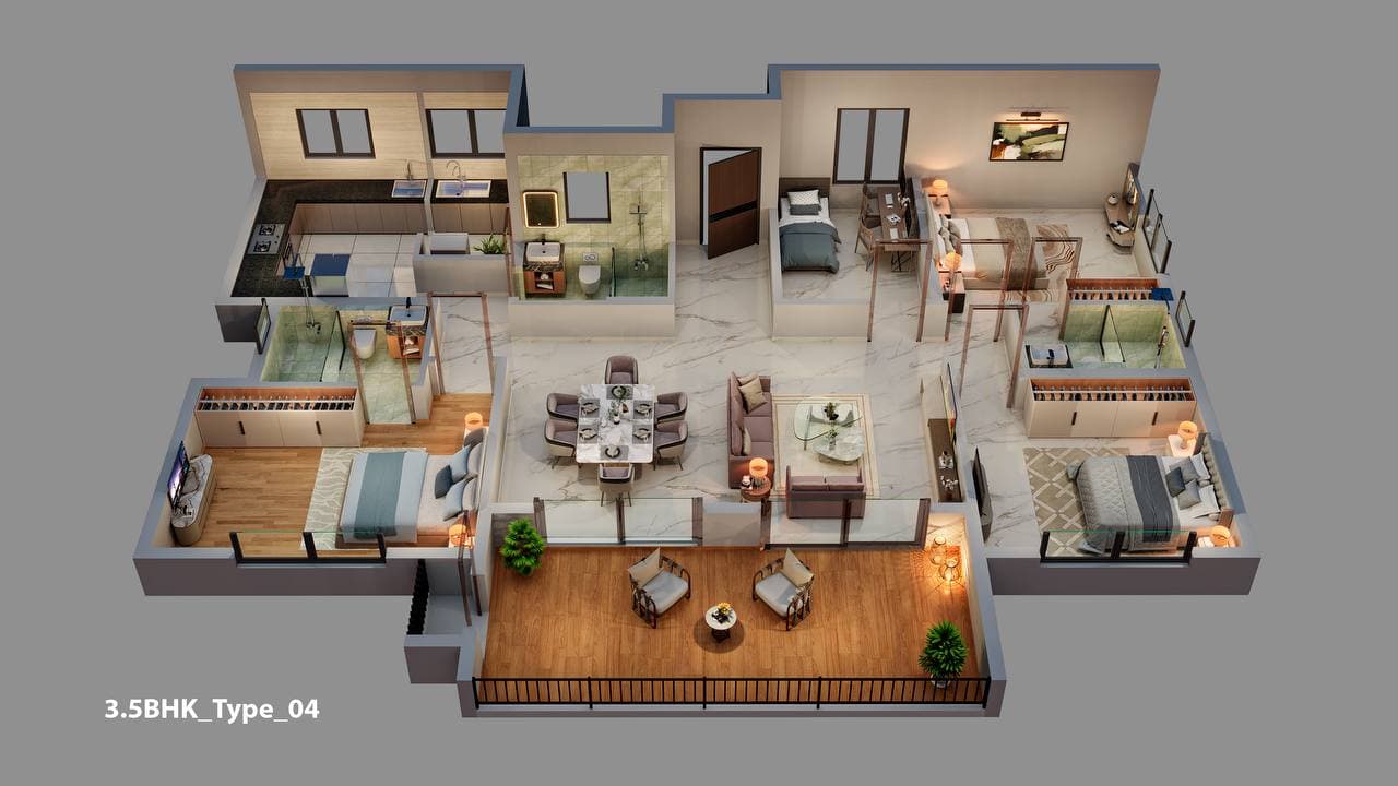 3.5 BHK Type B