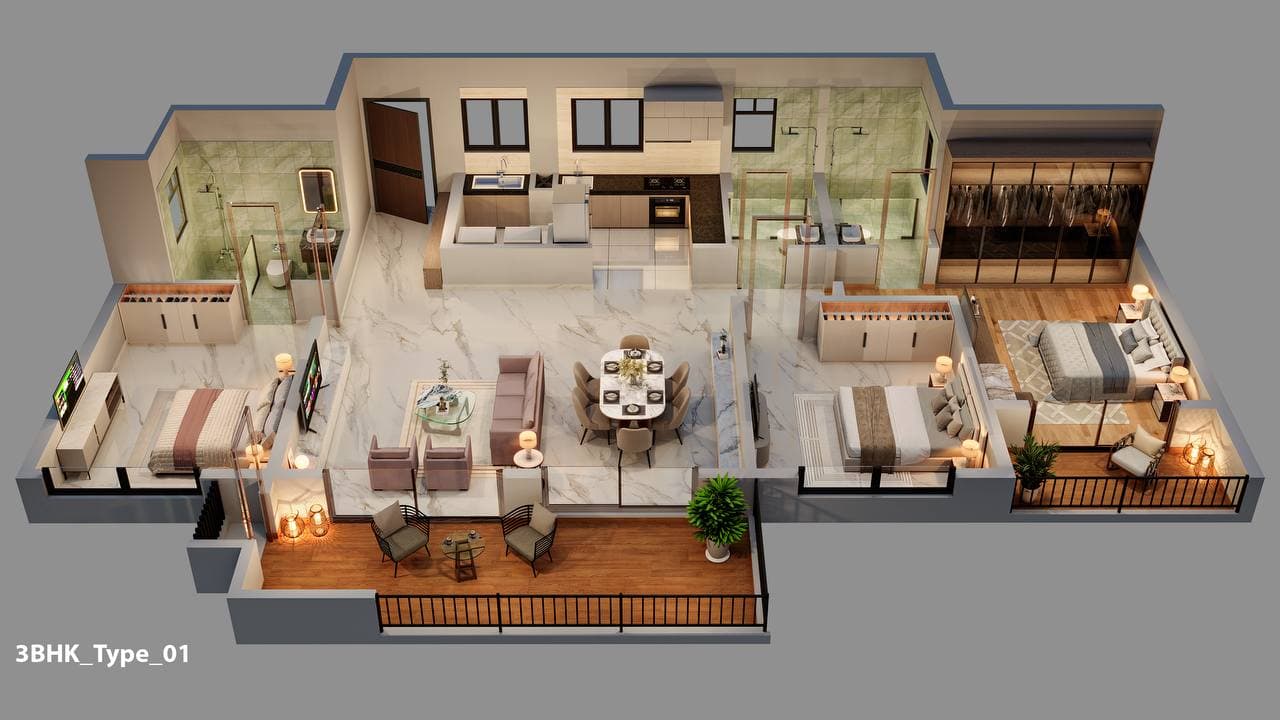3.0 BHK Type A